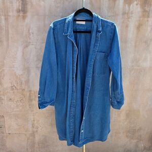 Everlane Medium Weight Denim Shirt Dress
